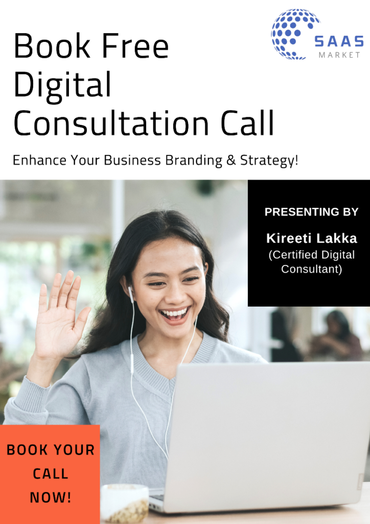 digital marketing consultation call from kireeti lakka saas market agency