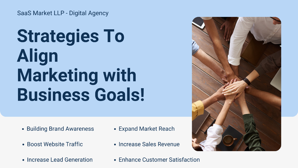 Business Goals align with Marketing Efforts