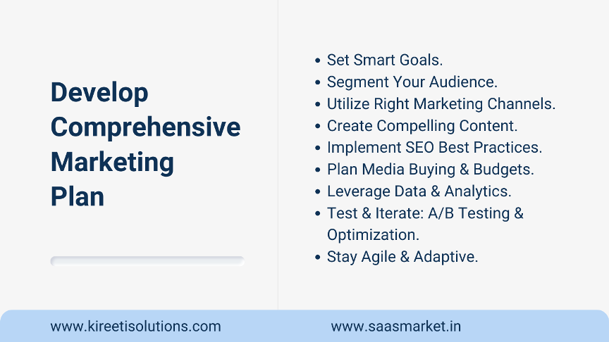 Comprehensive Marketing Plan Steps by Digital Agency SaaS Market LLP Hyderabad