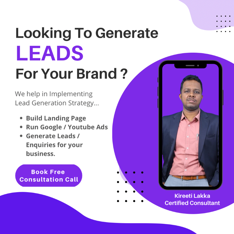 Kireeti Lakka Lead Generation Specialist Hyderabad