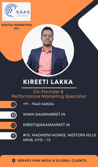kireeti lakka saas market llp hyderabad